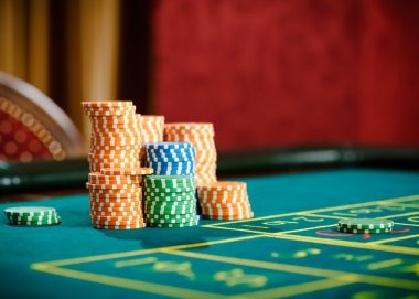 Live casino table with dealer and multiple camera angles