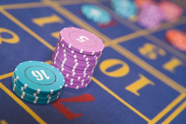 Mobile betting interface Mobile phone screen showing Infinite Blackjack betting interface